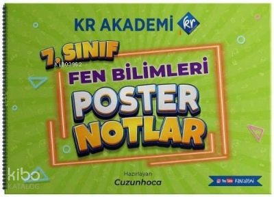 Kr Akademi 7. Sınıf Fen Bilimleri Poster Notlar
