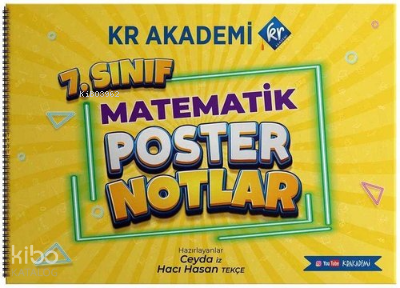 Kr Akademi 7. Sınıf Matematik Poster Notlar
