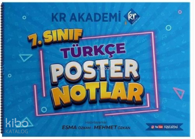 Kr Akademi 7. Sınıf Türkçe Poster Notlar