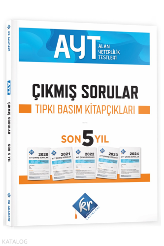Kr Akademi AYT Çıkmış Sorular Son 5 Yıl Tıpkı Basım Fasikülleri