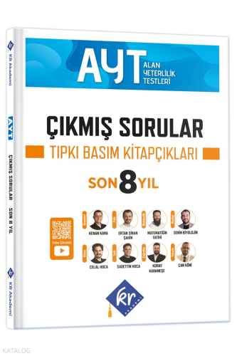 Kr Akademi AYT Çıkmış Sorular Son 8 Yıl Tıpkı Basım Kitapçıkları