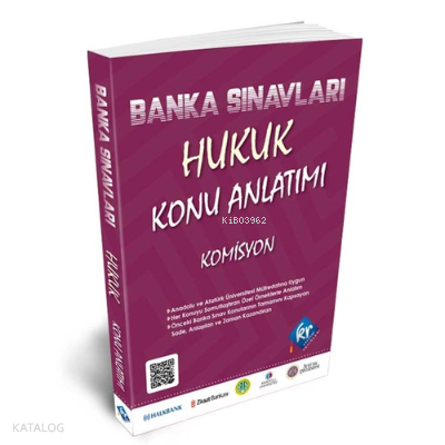 Kr Akademi Banka Sınavları Hukuk Konu Anlatımı Kitabı