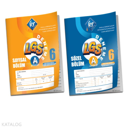 KR Akademi LGS - 6 (Türkiye Geneli) Deneme Sınavı - Kitapiks.com