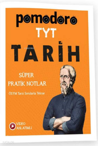 Kr Akademi Pomodoro TYT Tarih Konu Soru Süper Pratik Notlar;Ösym Tarzı Sorularla Tekrar