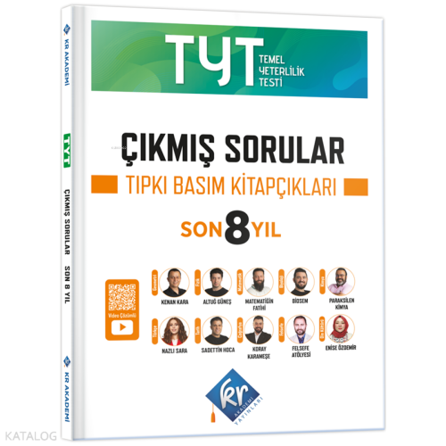 KR Akademi TYT Çıkmış Sorular Son 8 Yıl Tıpkı Basım Kitapçıkları