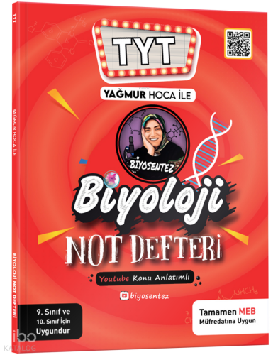 KR Akademi Yağmur Hoca ile TYT Biyosentez Biyoloji Not Defteri Tamamı El Yazılı