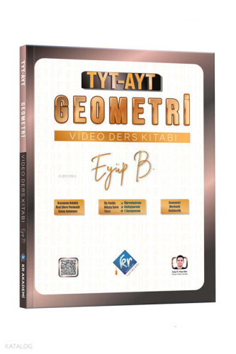 KR Akademi Yayınları 2025 TYT AYT Geometri Video Ders Kitabı