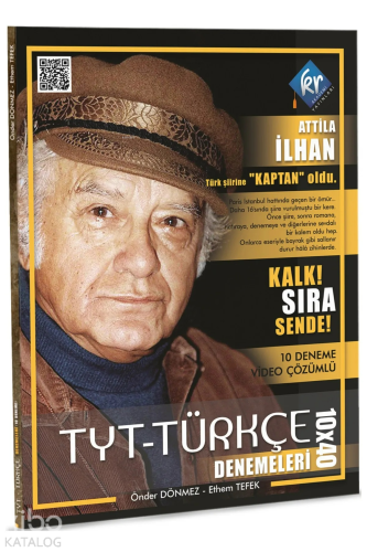 KR Akademi Yayınları Önder Hoca & Ethem Hoca TYT Türkçe Video Çözümlü 10x40 Denemeleri