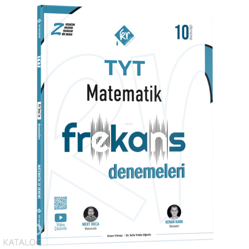 KR Akademi Yayınları TYT Matematik 10'lu Frekans Denemeleri - Kitapiks