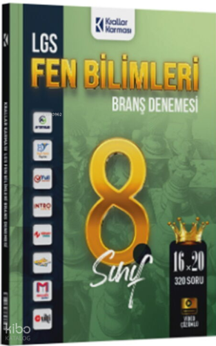 Krallar Karması 8. Sınıf LGS Fen Bilimleri 16 x 20 Branş Denemeleri