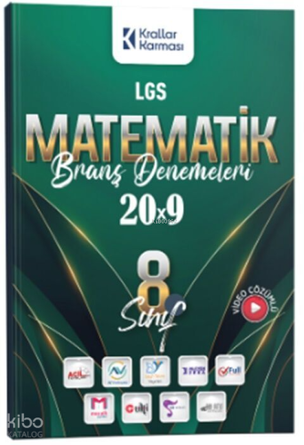 Krallar Karması 8. Sınıf LGS Matematik 20 x 9 Branş Denemeleri