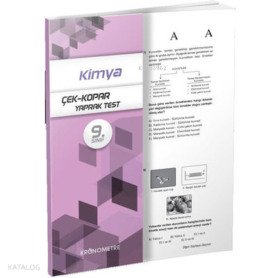 Kronometre - 9. Sınıf Kimya Yaprak Test