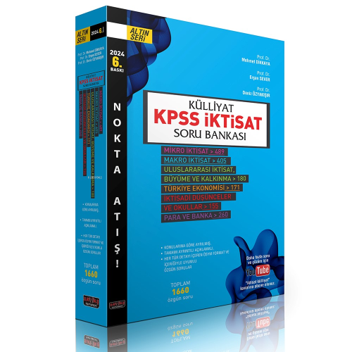 Külliyat KPSS İktisat Soru Bankası