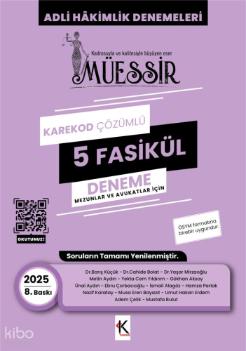 Kuram Kitap Müessir Adli Hakimlik Denemeleri - 2025 Karekod Cözümlü