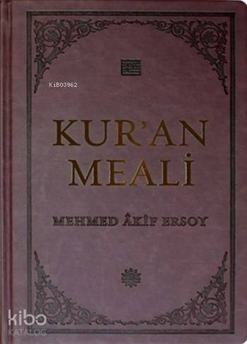 Kur'an Meali (Prestij, Deri Ciltli)