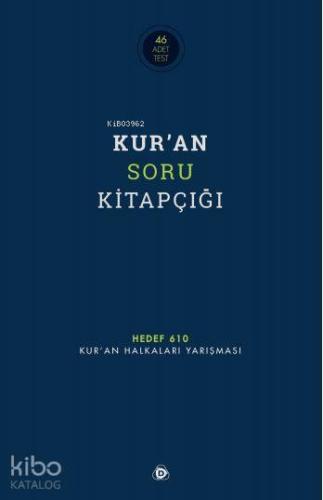 Kur'an Soru Kitapçığı; Hedef 610 - Kur'an Halkaları Yarışması