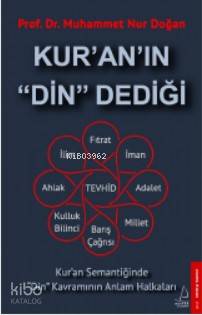 Kur'an'ın "Din" Dediği; Kur'an Semantiğinde "Din" Kavramının Anlam Halkaları