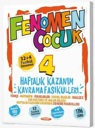 Kurmay Yayınları Fenomen Çocuk 4. Sınıf Haftalık Kazanım Fasikülleri