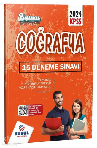 Kurul Yayıncılık 2024 KPSS Başucu Serisi Coğrafya Çözümlü 15 Deneme Sı