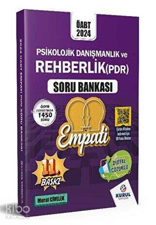 Kurul Yayıncılık ÖABT Empati Psikolojik Danışmanlık ve Rehberlik (PDR) Çözümlü Soru Bankası