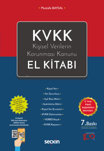 KVKK – Kişisel Verilerin Korunması Kanunu El Kitabı - Kitapiks.com