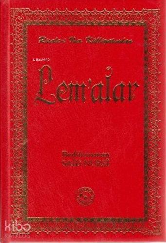 Lem'alar (Orta Boy) (Ciltli);Risale-i Nur Külliyatından