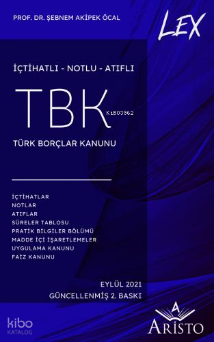 LEX Türk Borçlar Kanunu (TBK)