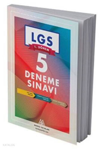 LGS 1. Dönem 5 Deneme Sınavı Marsis Yayınları