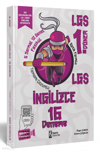 LGS 1. Dönem İngilizce 16 Branş Deneme