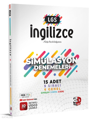 LGS 3D Simülasyon İngilizce Denemeleri