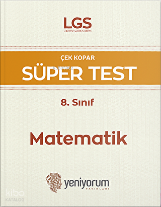 LGS 8. Sınıf Matematik Çek Kopar Süper Test
