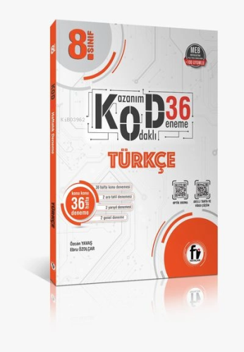 LGS 8. Sınıf Türkçe Kod36 Deneme Fi Yayınlar - Kitapiks.com