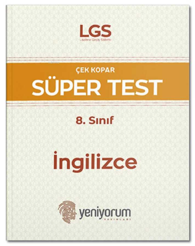 LGS Çek Kopar Süper Test 8. Sınıf İngilizce - Kitapiks.com