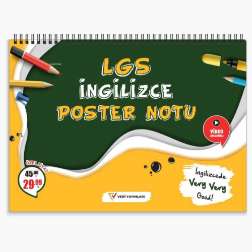 LGS İngilizce Poster Notu - Kitapiks.com