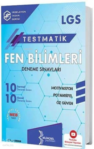 LGS Testmatik Fen Bilimleri Deneme Sınavları Bilinçsel Yayınları
