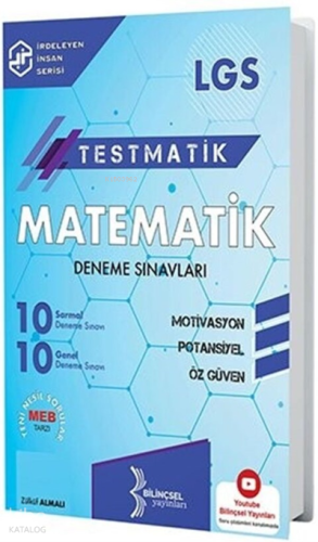 LGS Testmatik Matematik Deneme Sınavları Bilinçsel Yayınları