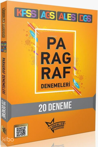 Liderler Karması KPSS-AGS-ALES-DGS Paragraf Denemeleri