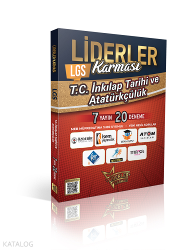 Liderler Karması Yayınları 2025 8.Sınıf LGS İnkılap Tarihi Denemeleri 8 Yayın 23 Deneme