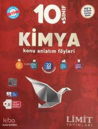 Limit 10. Sınıf Kimya Konu Anlatım Föyleri
