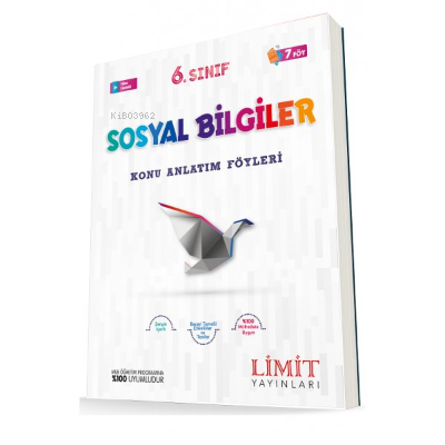 Limit 6.Sınıf Sosyal Bilgiler Konu Bitirme Föyü - Kitapiks.com