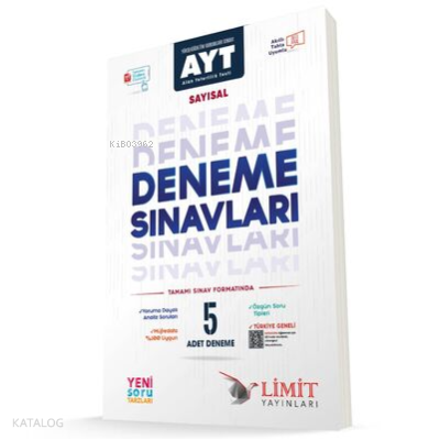 Limit Ayt Sayısal 5'Li Deneme Seti