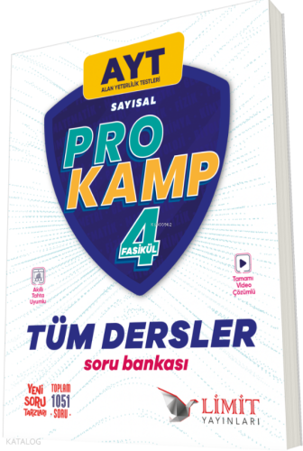 Limit AYT Sayısal Prokamp Tüm Dersler Soru Bankası