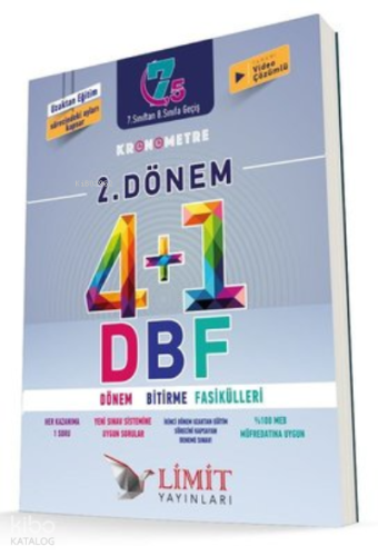 Limit Yayınları Kronometre 7,5 4+1 2.Dönem Bitirme Fasikülleri