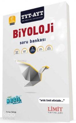 Limit Yayınları TYT AYT Biyoloji Soru Bankası Limit