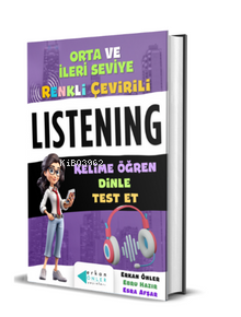 Listening;Kelime Öğren - Dinle - Test Et - Kitapiks.com