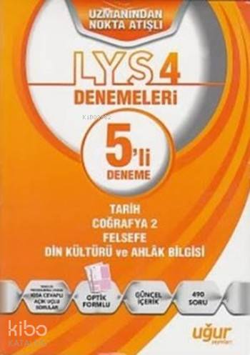 LYS 4 Denemeleri 5'li Deneme; (Tarih-Coğrafya 2-Felsefe-Din Kültürü ve