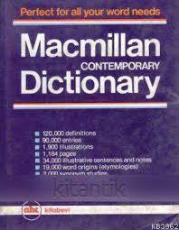 MACMILLAN CONTEMPORARY DICTIONARY - Kitapiks.com