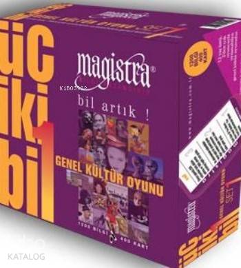 Magistra Üç, İki, Bil Artık! Genel Kültür Oyunu (Set 1)
