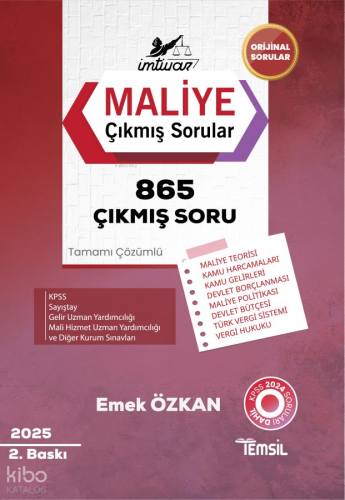 Maliye Çıkmış Sorular