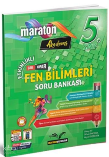 Maraton Akademi 5.Sınıf Etkinlikli Fen Bilimleri Soru Bankası